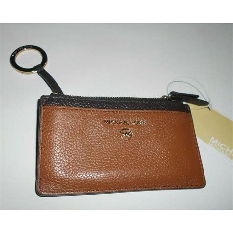 michael kors credit card wallets|Michael Kors signature wallet brown.